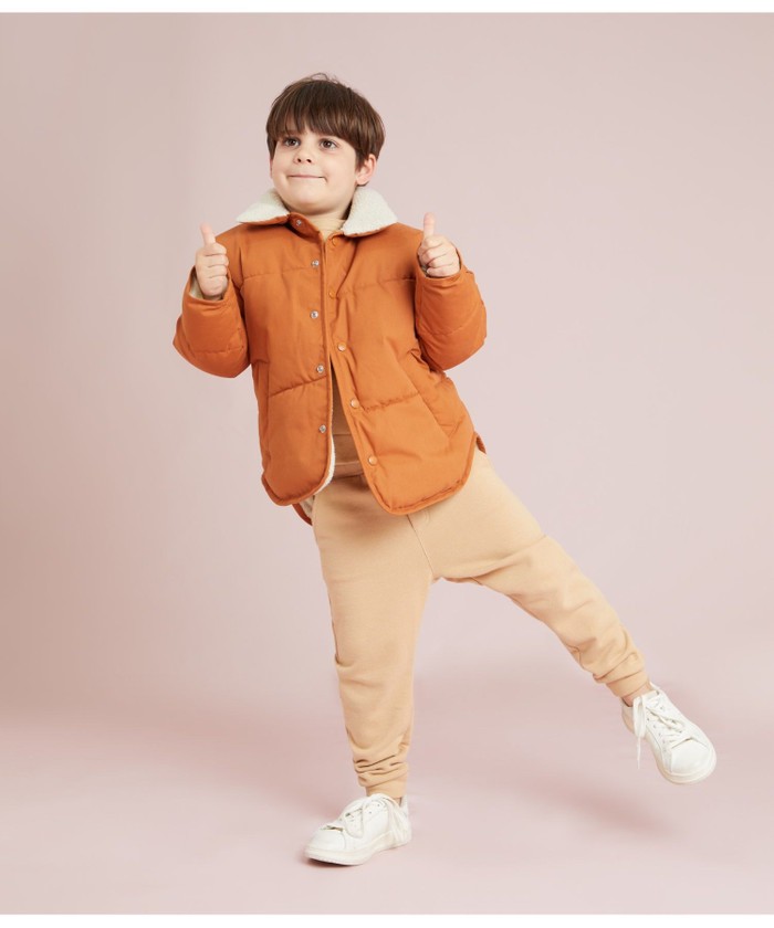 プチバトー PETIT BATEAU コート・ジャンパー 90 男の子 カーキ 子供服