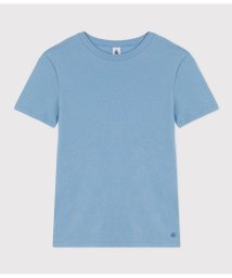 PETIT BATEAU(プチバトー)/クルーネック半袖Ｔシャツ/ライトブルー