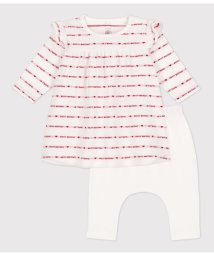 PETIT BATEAU/ジャカードワンピース＆レギンスセット/505811559