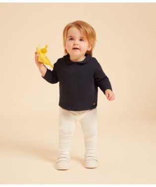 PETIT BATEAU/衿付き長袖ブラウス/505811607