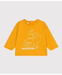 PETIT BATEAU(プチバトー)/プリント長袖Ｔシャツ/イエロー