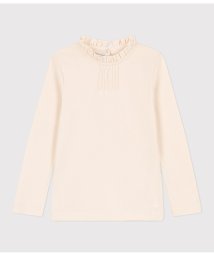 PETIT BATEAU(プチバトー)/ハイネック長袖Ｔシャツ/オフホワイト