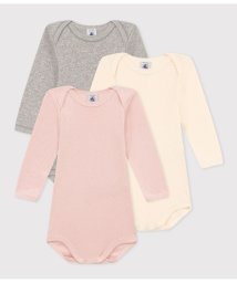 PETIT BATEAU/長袖ボディ３枚組/505811718