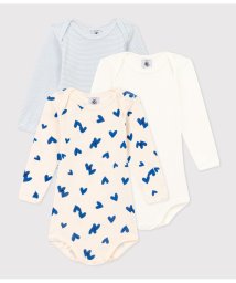 PETIT BATEAU/長袖ボディ３枚組/505811723