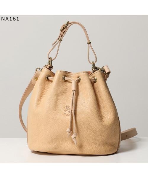 IL BISONTE ショルダーバッグ BBU001 レザー 巾着 BBU001 IL BISONTE ショルダーバッグ レザー