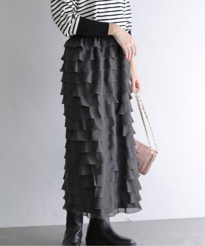 【TORRAZZO DONNA/トラッゾドンナ】Ruffle Skirt