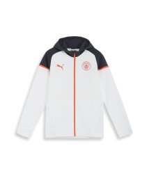 PUMA(プーマ)/メンズ マンチェスター シティFC フーデッド ジャケット/PUMAWHITE-STRONGGRAY