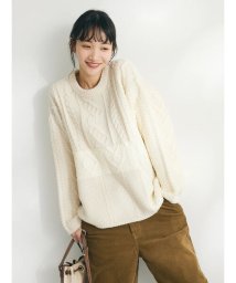 CRAFT STANDARD BOUTIQUE(クラフトスタンダードブティック)/ケーブル切り替えプルオーバー/アイボリー