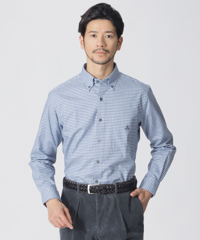 宮*様 90's unknown グリーン ギンガムチェック シャツ cityb CA2_0759_grande.jpg?v=1616802346