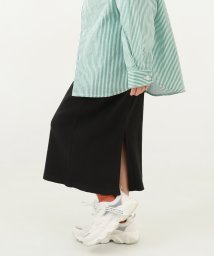 devirock/リブスリットスカート 子供服 キッズ 女の子 ボトムス スカート  ロングスカート /505812671