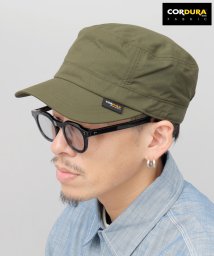 Besiquenti(ベーシックエンチ)/日本製生地 CORDURAチノ ワークキャップ シンプル カジュアル 帽子 メンズ コーデュラ/オリーブ