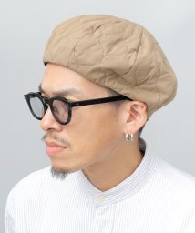 Besiquenti(ベーシックエンチ)/オニオンキルト ベレー帽 キルティング シンプル 帽子 メンズ ユニセックス カジュアル アウトドア/ブラウン