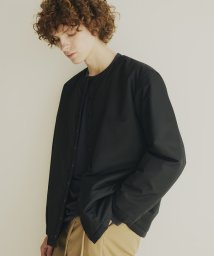 ADAM ET ROPE'(アダム　エ　ロペ)/【agnes b. pour ADAM ET ROPE'】別注 CARDIGAN PRESSIONS PADDED / UNISEX/ブラック（01）