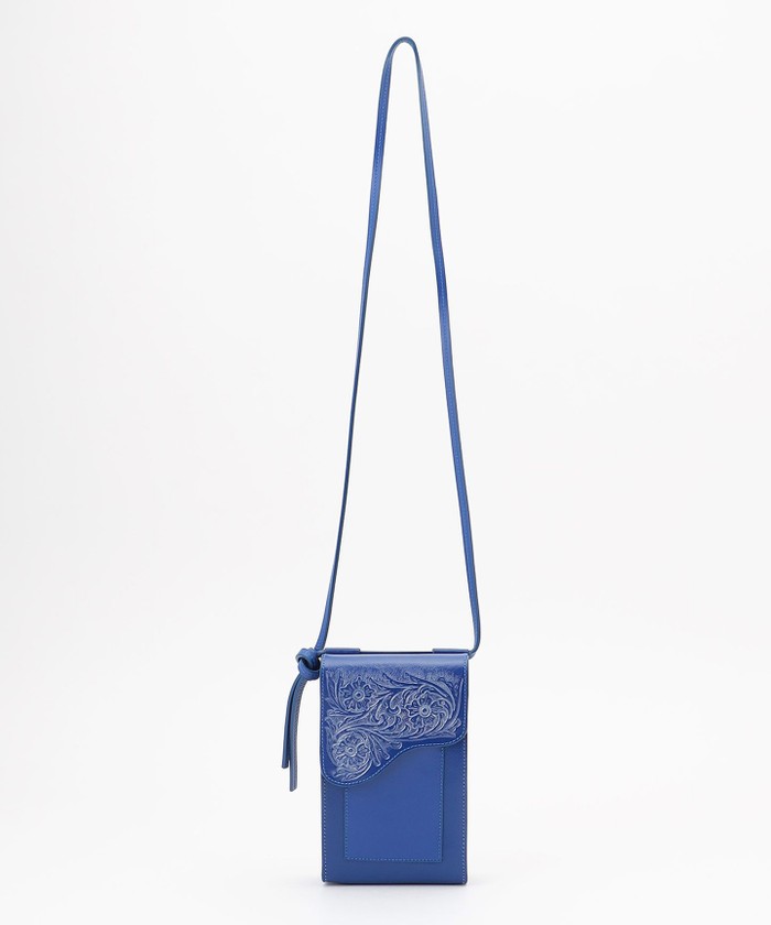 GRACECONTINENTAL 【Royal Winter】Flap mini Bag ブルー F GRACECONTINENTAL 【Royal Winter】Flap mini Bag ブルー F