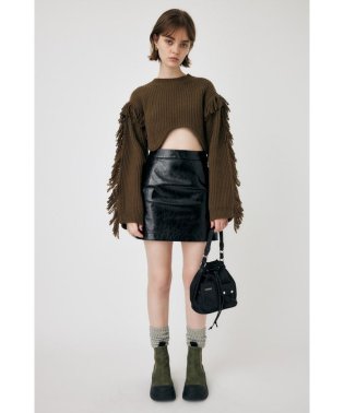 moussy/F/LEATHER ミニスカート/505814411