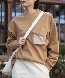 S'more/【 S'more / 2WAY pocket l/s big t shirts 】2WAY長袖Tシャツ/505814504