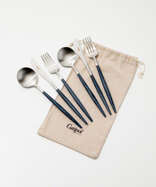 CUTIPOL(CUTIPOL)/クチポール Cutipol ゴア 食器 6点セット テーブル スプーン フォーク ナイフ 6点用 GOA TABLE KNIFE FORK SPOON 各2本 /シルバー系2