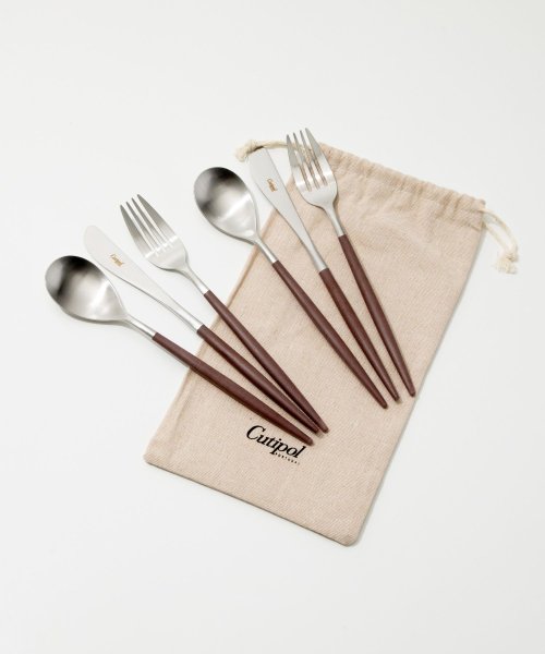 CUTIPOL(CUTIPOL)/クチポール Cutipol ミオ 食器 6点セット テーブル スプーン フォーク ナイフ 6点用 MIO TABLE KNIFE FORK SPOON ステンレ/シルバー系3