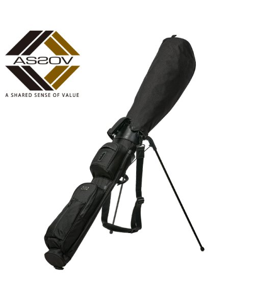 アッソブ ゴルフ クラブケース クラブカバー セルフスタンド 3分割 AS2OV GOLF 062201 BALLISTIC