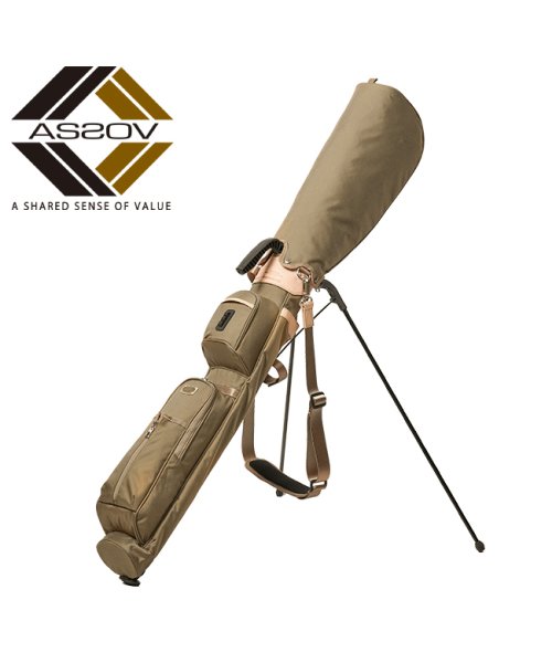 アッソブ ゴルフ クラブケース クラブカバー セルフスタンド 3分割 AS2OV GOLF 062201 BALLISTIC