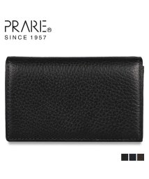 PRAIRIE(プレリー)/プレリー PRAIRIE イタリアンディア カードケース 名刺入れ 定期入れ メンズ 本革 ITALIANDEERSKIN ブラック ネイビー ブラウン 黒 N/ブラック