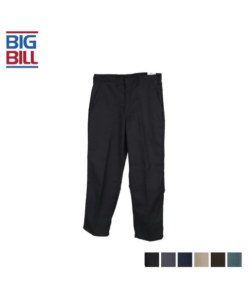 BIGBILL(ビッグビル)/ BIGBILL ビッグビル ワークパンツ パンツ チノパン メンズ PREMIUM REGULAR FIT WORK PANT ブラック チャコール ネイビー/ブラック