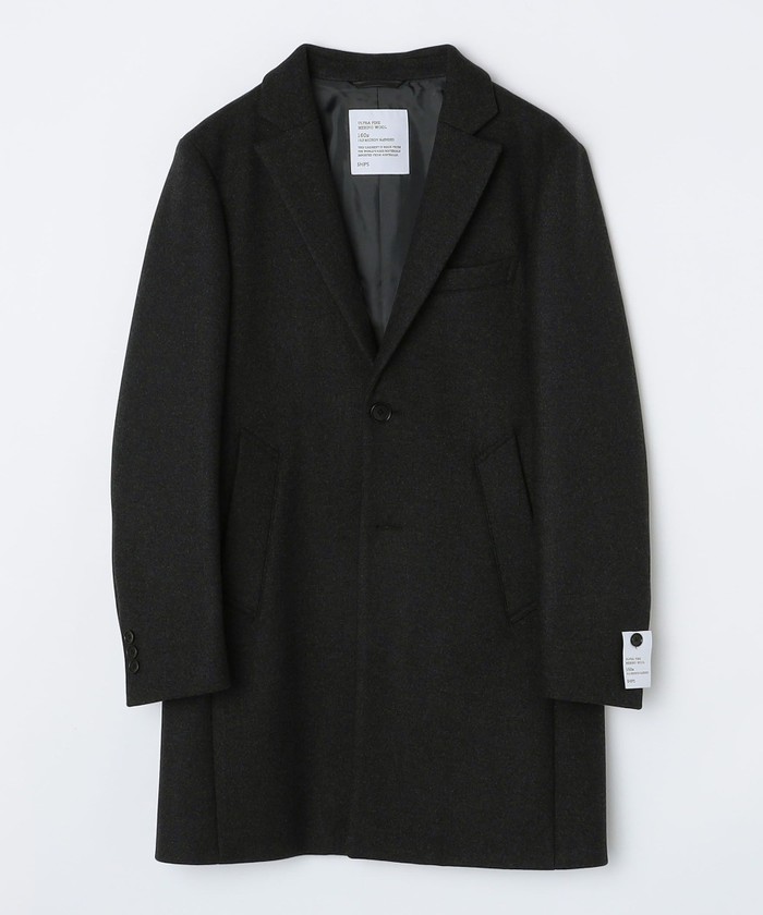 SHIPS: スーパー160S メリノウール メルトン チェスターコート