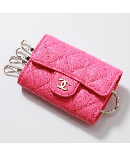 CHANEL キーケース AP0222 B10583 マトラッセ グレインド(505771434