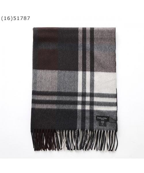 Joshua Ellis(ジョシュアエリス)/Joshua Ellis マフラー 190×70 Ripple Cashmere Scarf/その他系10