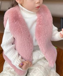 aimoha/【aimoha－KIDS－】韓国子供服　かわいいフェイクファーベスト/505816704