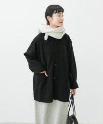 KAGURE(かぐれ)/ウールノーカラージャケット/BLACK