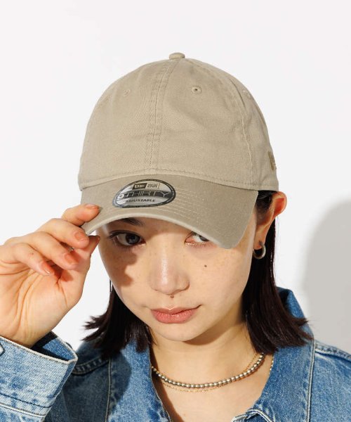 Rouge vif la cle(ルージュヴィフラクレ)/【MICA×NEW ERA／マイカ×ニューエラ】コラボレーションCAPキャップ/グレージュ