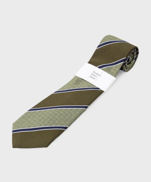 【縁起の良いネクタイ】矢絣ストライプ　シルクネクタイ 