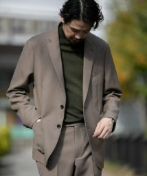 URBAN RESEARCH DOORS(アーバンリサーチドアーズ)/『イージーケア』LIFE STYLE TAILOR　ブラッシュドウールライクコンフォータブルJK/MOCHA