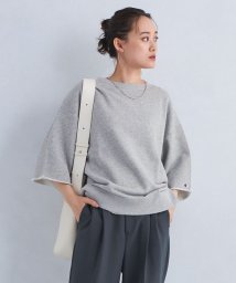 green label relaxing(グリーンレーベルリラクシング)/【別注】＜Champion＞6分袖 スウェット プルオーバー/MDGRAY