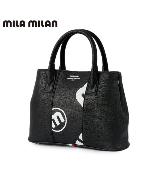 MILA MILAN(ミラミラン)/ミラミラン トートバッグ ミニ メンズ レディース ブランド 軽量 小さめ mila milan 249501/ブラック