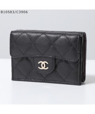 CHANEL/CHANEL 三つ折り財布 MATELASSE マトラッセ AP0230/505820880