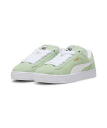 PUMA(プーマ)/ユニセックス スウェード XL スニーカー/PUREGREEN-PUMAWHITE