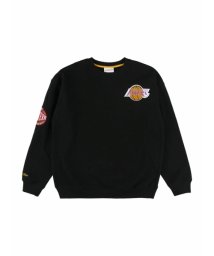 Mitchell & Ness/レイカーズ チーム ファースト サテン フリース クルー NBA TEAM FIRST SATIN FLEECE CREW LAKERS/505821322