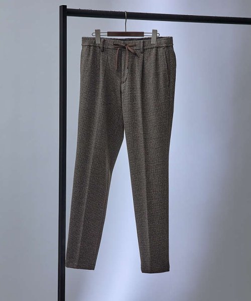 ABAHOUSE(ABAHOUSE)/【セットアップ対応/FLEX PANTS】ムリネ ジャージ ツイル スラックス/ブラウン