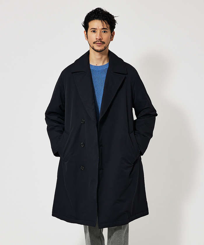 MHL. (ka) MARGLET HOWELL チェスターコート ネイビー マーガレットハウエル チェスターコート ダークネイビー