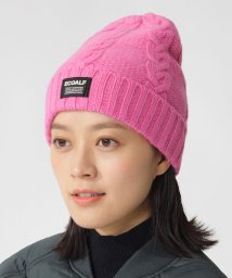 ECOALF WOMEN(ECOALF WOMEN)/BRAID ケーブルニットキャップ / BRAID HAT UNISEX/ピンク