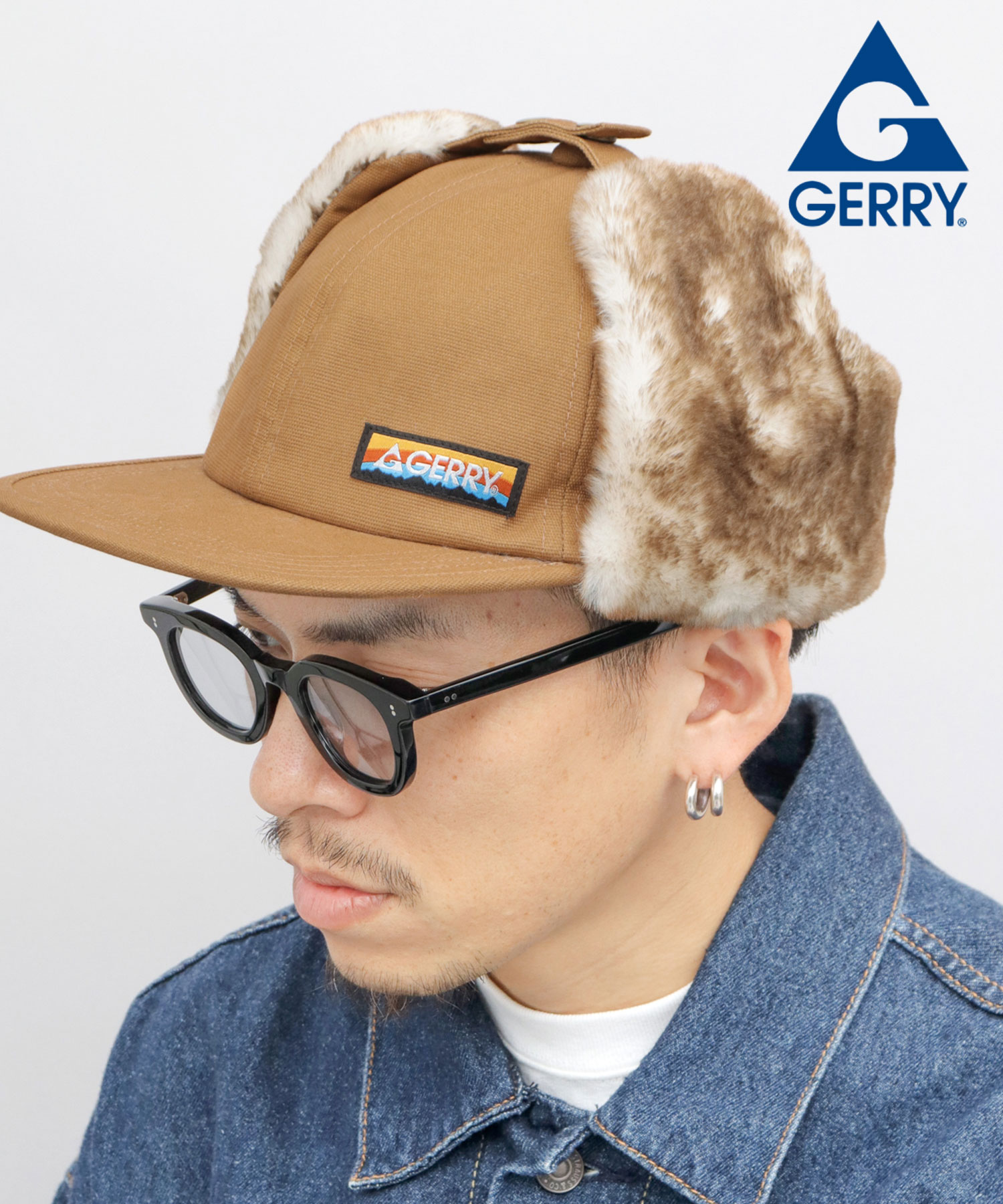 セール】GERRY ジェリー ダックキャンバス 平ツバ フライトキャップ