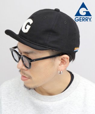 AMS SELECT/GERRY ジェリー フェルトワッペン キャンバス デニム ボールキャップ ショートバイザー アンパイアキャップ カジュアル/505798618