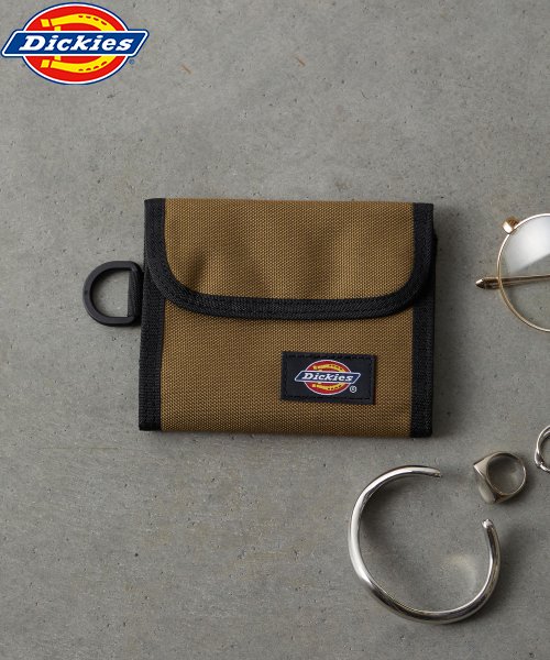 Dickies(Dickies)/Dickies 3つ折りウォレット / 財布 ミリタリーテイスト カジュアル コンパクト ユニセックス プレゼント/ブラウン