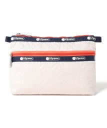 LeSportsac/COSMETIC CLUTCHセーターキルティングアイボリー/505804596