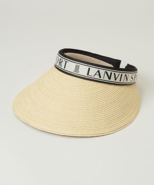 LANVIN SPORT/ペーパークリップバイザー【部分UV】/505806943