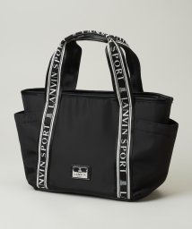 LANVIN SPORT(ランバン スポール)/ロゴジャカードテープカートバッグ/ブラック