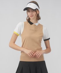 LANVIN SPORT/カラーブロックニットベスト/505807031