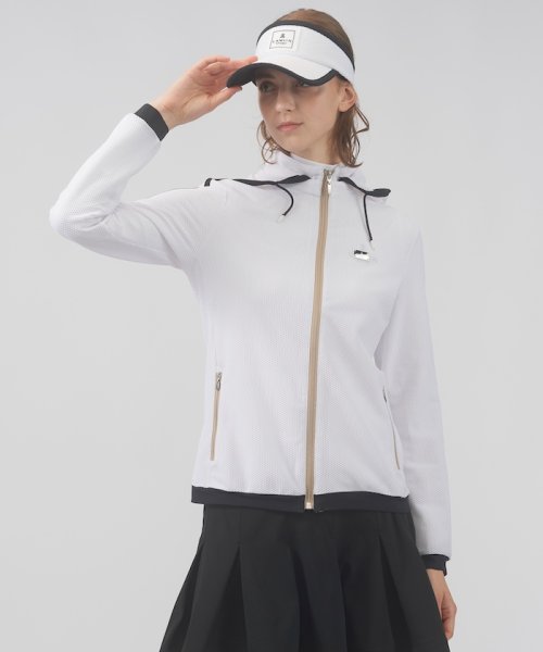 LANVIN SPORT(ランバン スポール)/カットソーブルゾン/ホワイト